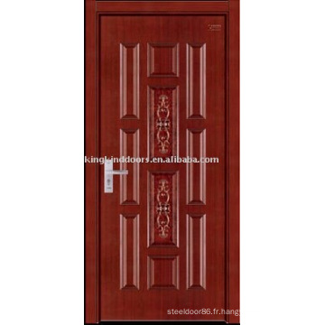 Porte en bois en acier (JKD-1088) pour la porte de la salle en acier de Chine meilleure vente